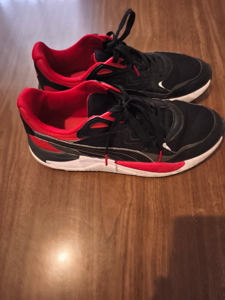 Puma Kırmızı Siyah Kırmızı Erkek  Spor Ayakkabı - Görsel 3