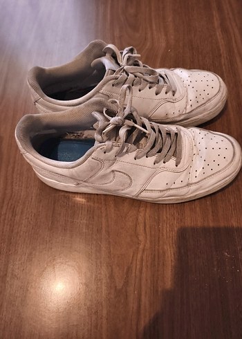 Nike Beyaz Bağcıklı Erkek Spor Ayakkabısı - Görsel 4