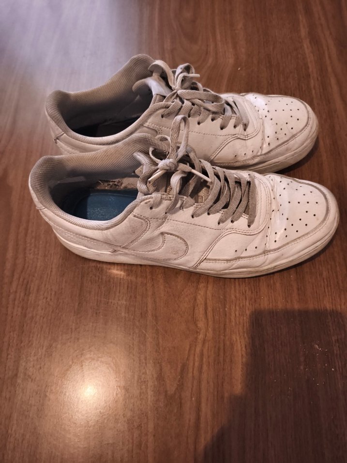 Nike Beyaz Bağcıklı Erkek Spor Ayakkabısı - Görsel 4