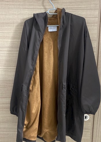 Kahverengi İçi Yünlü Kısa Parka - Görsel 2