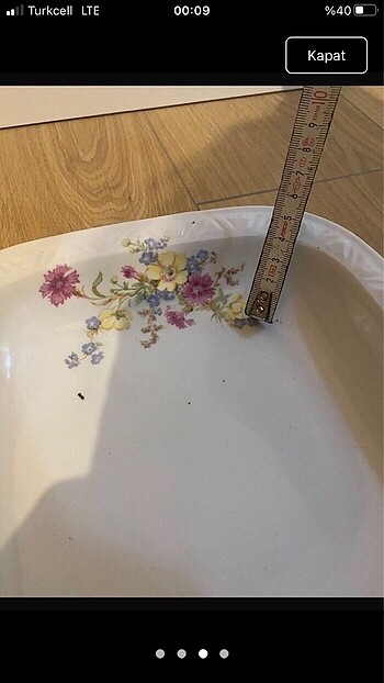 Czachaslavakia Porselen Kase - Görsel 3