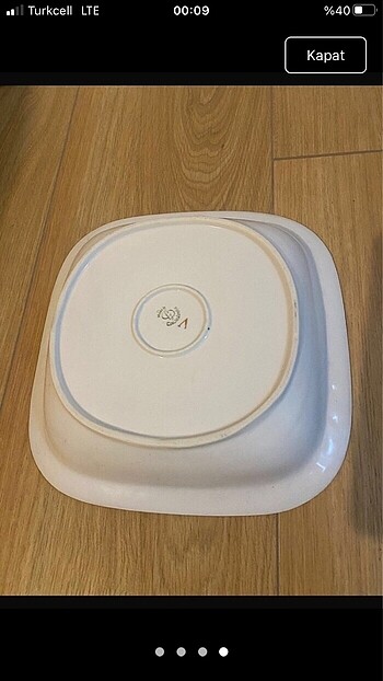 Czachaslavakia Porselen Kase - Görsel 5