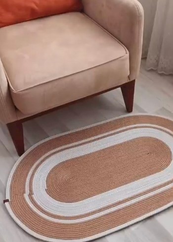 Diğer Minimal Oval Hali Dogal Ve Sik Dokunus