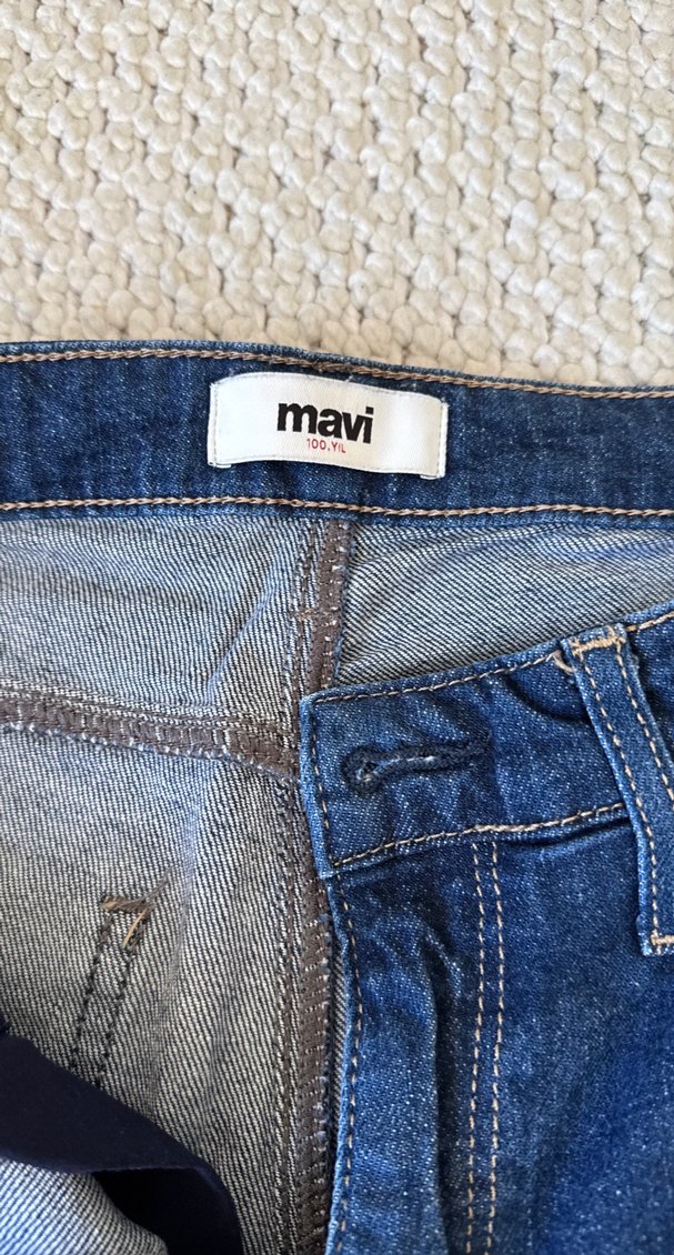 Mavi erkek jean - Görsel 3