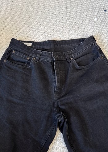 Siyah  Erkek Denim Pantolon - Görsel 4