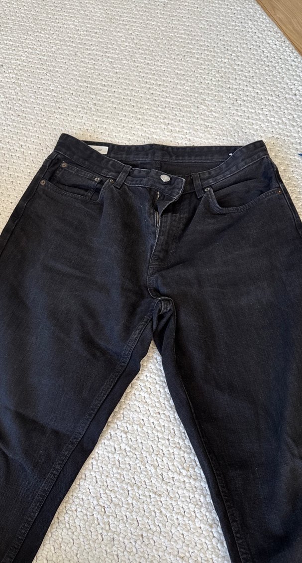 Siyah  Erkek Denim Pantolon - Görsel 2