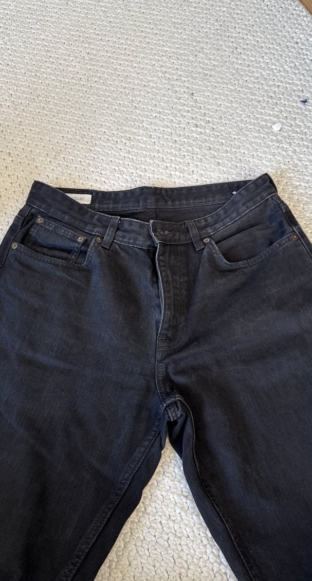 Siyah  Erkek Denim Pantolon - Görsel 4