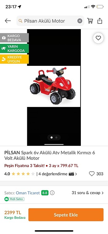 Pilden akülü motor