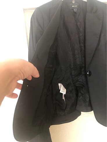 38 Beden Kadın blazer siyah ceket 38 beden mango marka
