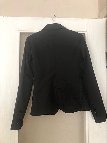 38 Beden siyah Renk Kadın blazer siyah ceket 38 beden mango marka