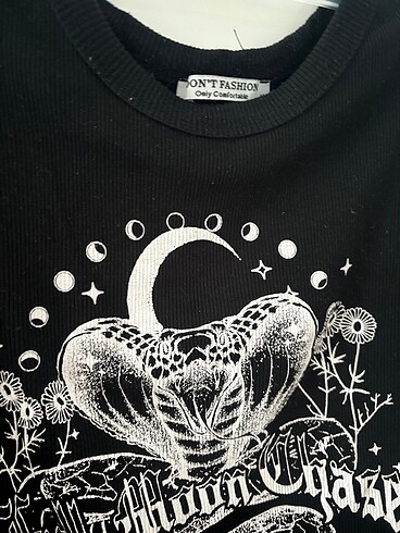 Zara Siyah crop tişört