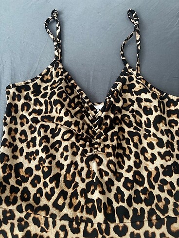 Zara Leopar elbise
