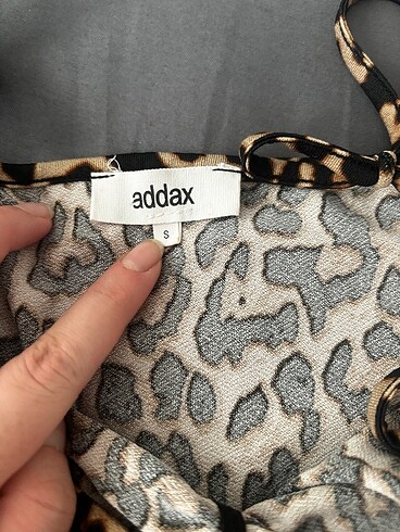 m Beden Leopar elbise