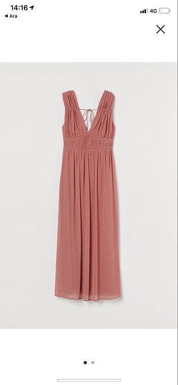 H&M Uzun Elbise