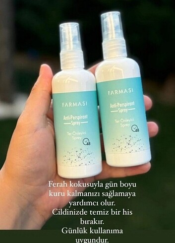 Farmasi ter önleyici sprey 