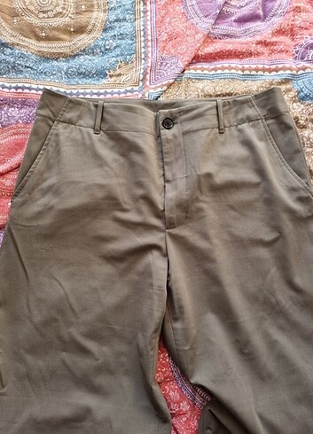 40 Beden Zara yeşil kumaş pantolon