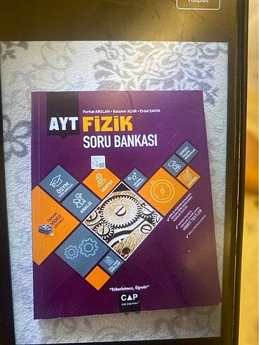 Çap yayınları ayt fizik