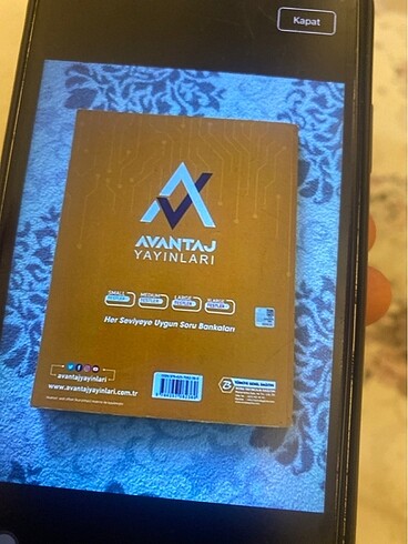  Avantaj yayınları ayt kimya