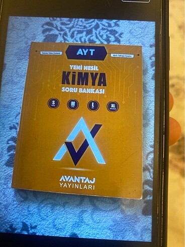 Avantaj yayınları ayt kimya