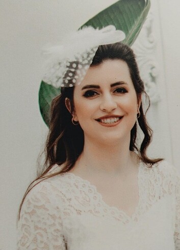 38 Beden beyaz Renk Gelinlik
