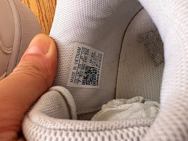 38,5 Beden Adidas orjinal