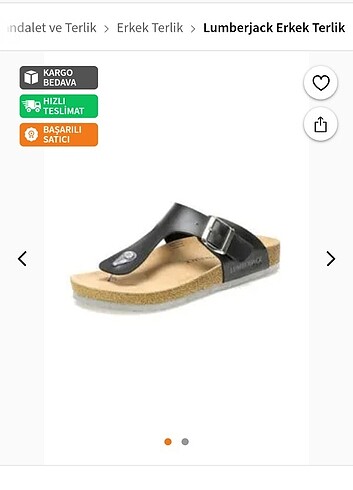 Sandelet erkek 39 /40 uyumlu - Görsel 2