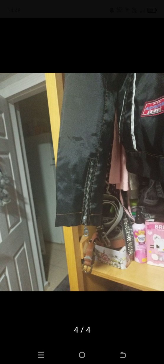 Siyah Fermuarlı Biker Kadın Ceket - Görsel 3