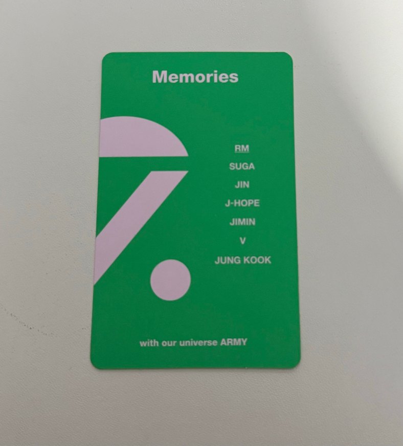 namjoon pc photocard - Görsel 2