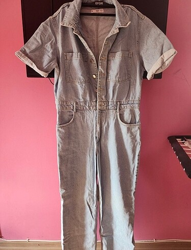 Mango Mavi denim kot tulum