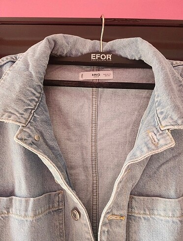 42 Beden Mango Mavi denim kot tulum