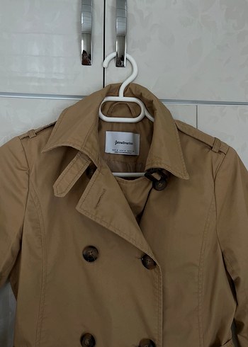 Bej Midi Kadın Trençkot - Görsel 3