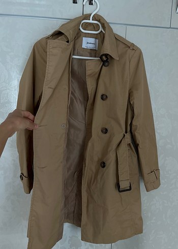 Bej Midi Kadın Trençkot - Görsel 2