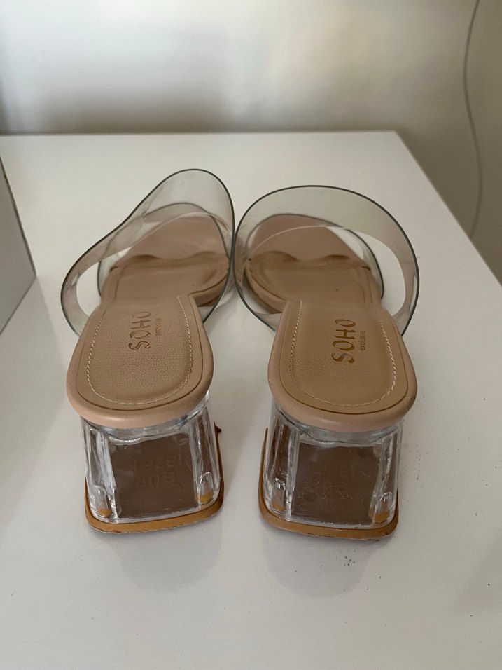 Bej Kadın Topuklu Terlik SOHO - Görsel 3