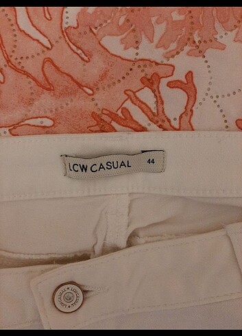 44 Beden Lcw kadın beyaz jeans pantalon