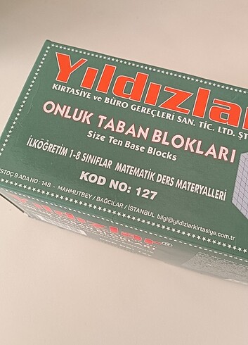  Yıldızlar onluk taban blokları 