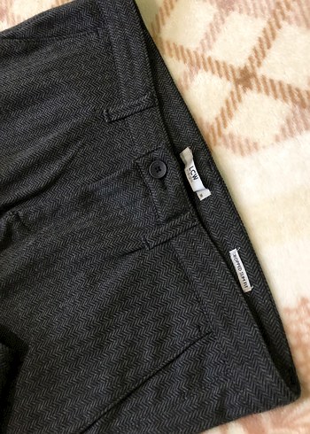 30 Beden Erkek Kahverengi Örgü Normcore Pantolon