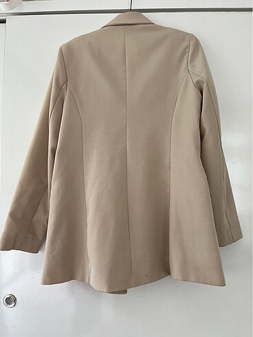 l Beden Krem blazer ceket