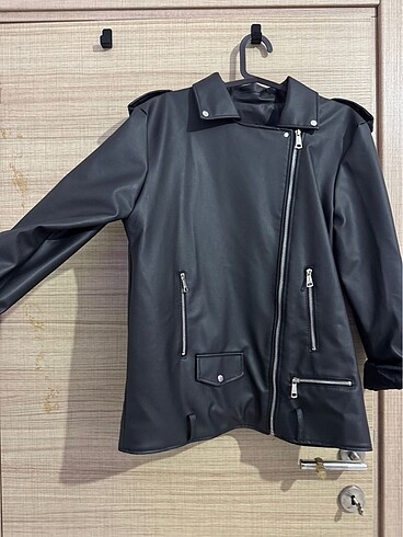 Zara oversize deri ceket