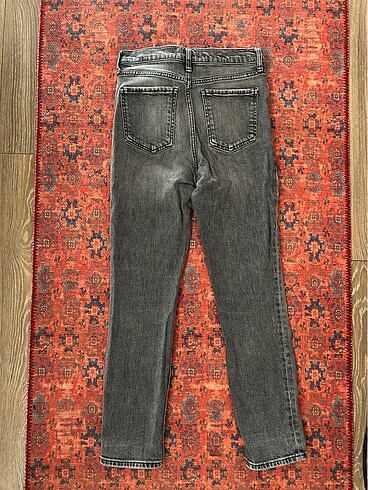 Mango Mango gri kot pantalon