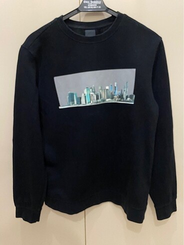 Siyah sweatshirt H&M