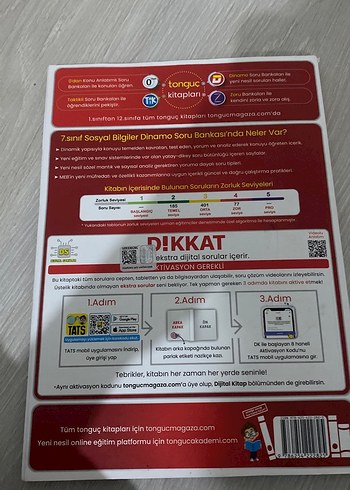  Tonguç 7. Sınıf DITAMO Sosyal Soru Bankası