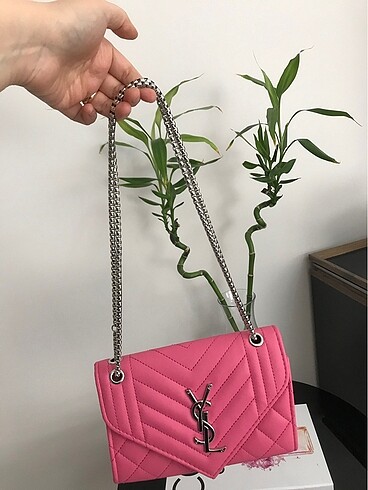Beden pembe Renk YSL MARKA ÇANTA