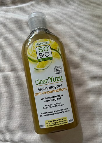 So'Bio Etic Clean'Yuzu Anti-İmpürite Temizleyici Jel