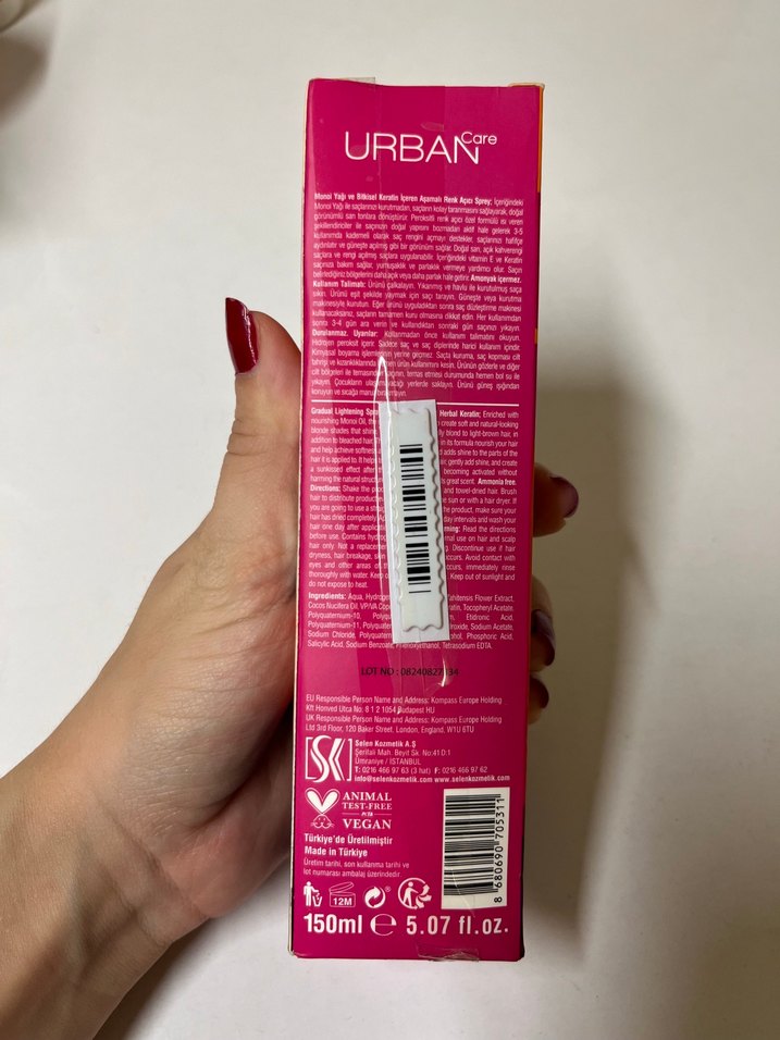Urban Care Summer Glow Renk Açıcı Sprey - Görsel 2