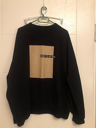 Oversize sweatshirt siyah