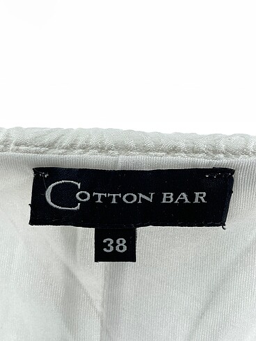 38 Beden beyaz Renk Old Cotton Cargo Mini Etek %70 İndirimli.