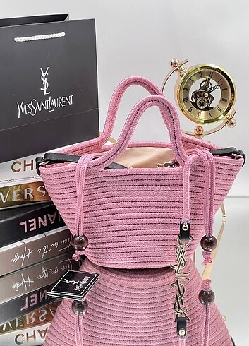  Beden çeşitli Renk Hasır ysl çanta 