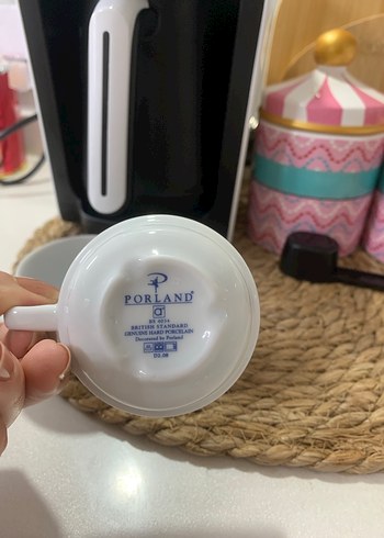 Beden mavi Renk Porland set 2kahve fincanı 2tabak