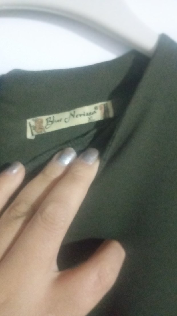 Kadın Haki Bohem Dantel Örgü Elbise - Görsel 3