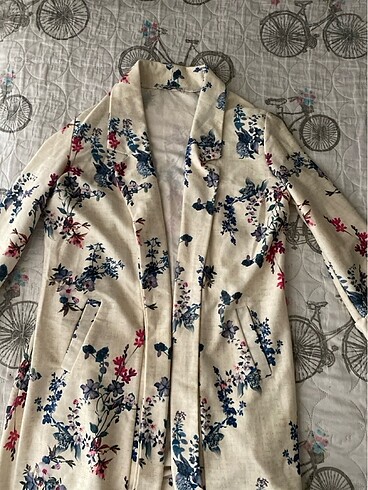Diğer Çiçek desenli ceket blazer